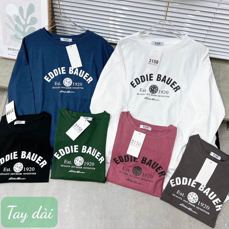 Áo dài tay 3158 cotton khô fom to nam nữ