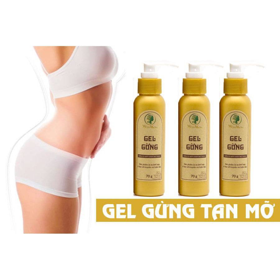 GEL GỪNG MASSAGE TAN MỠ WONMOM ( 70g)