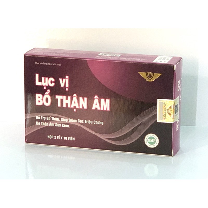 LỤC VỊ BỔ THẬN ÂM Kingphar ( Hộp 20 Viên )- Tư Âm Bổ Thận , Sinh Tân Dịch , Tăng Cường Sức Khỏe