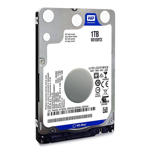 Ổ Cứng HDD Laptop 1TB WD Blue 2.5 inch Chính Hãng - Bảo hành 24 tháng 1 đổi 1