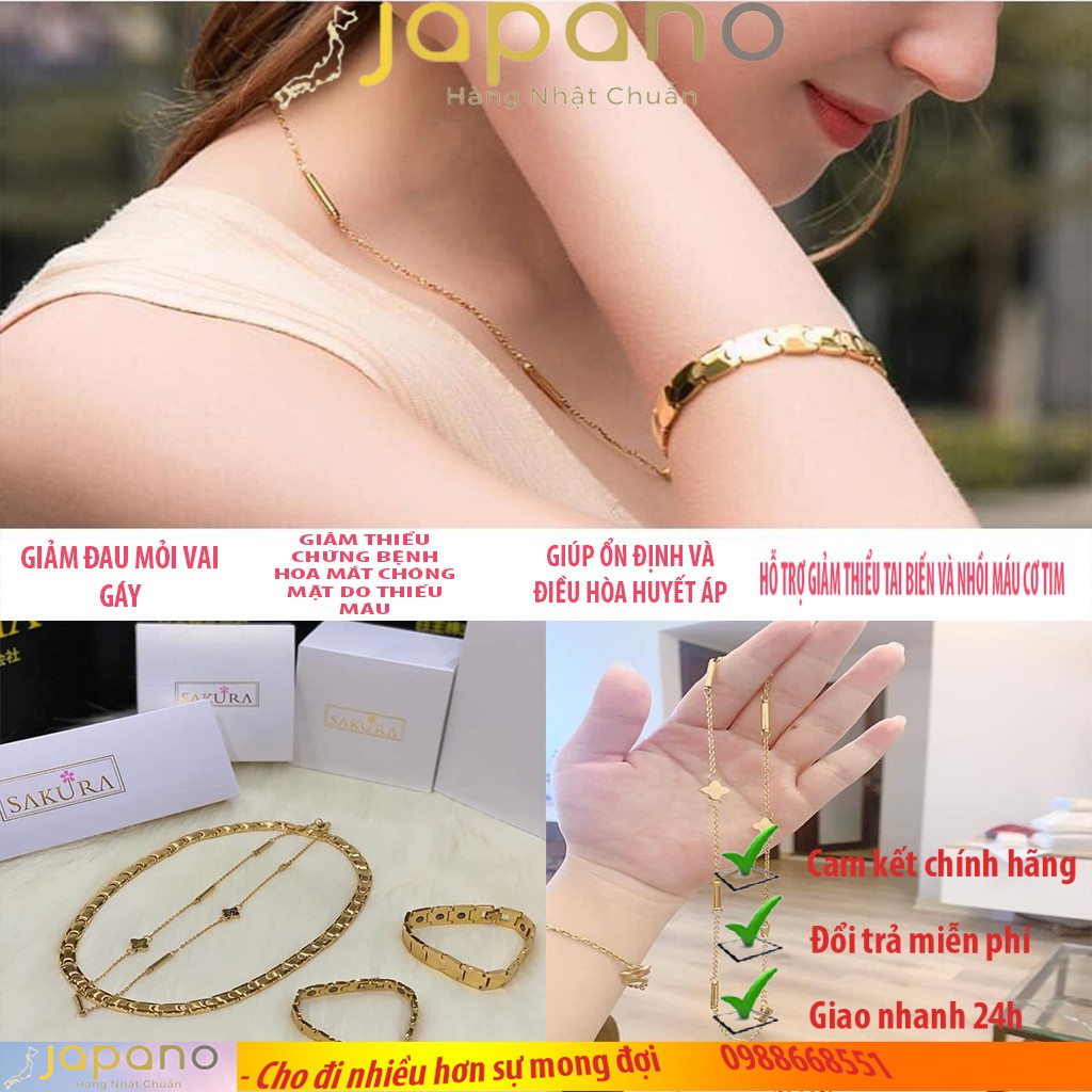 Vòng huyết áp SAKURA Nhật Bản giúp điều hòa và ổn định huyết áp - Japano
