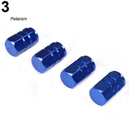 Set nắp đậy van bánh xe hơi bằng hợp kim nhôm thông dụng