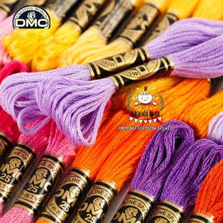Chỉ thêu DMC Pháp (random màu) Bách hóa Na Na Handmade DIY Thêu Tay [FREE SHIP ĐƠN 50K]
