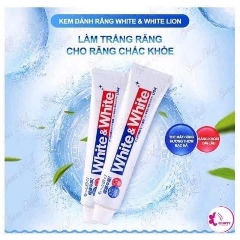 Kem đánh răng White & White nội địa Nhật 150g