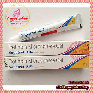 [Auth-Date mới] Tretinoin Supatret Microphere 0,04% - 0.1% - Gel hỗ trợ giảm mụn, chống lão hóa