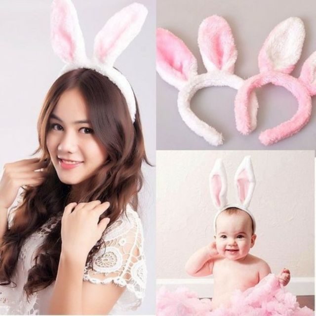 Bờm Tai Thỏ Dễ Thương  - Phụ KIện Thời Trang, Hóa Trang Halloween