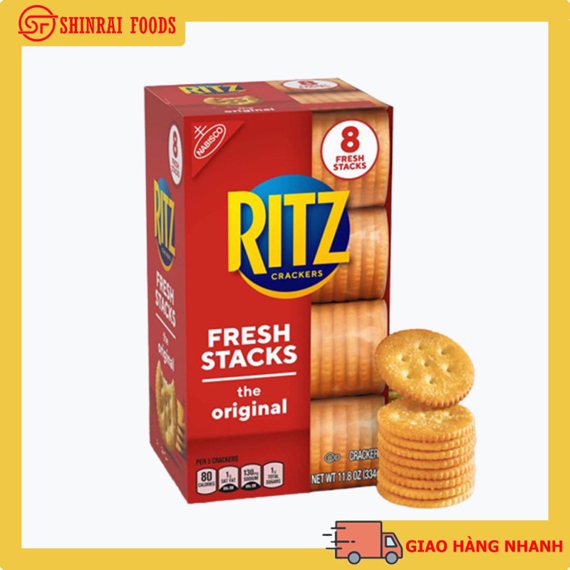 Bánh ritz Nabisco Mỹ- 8 phong 104 bánh