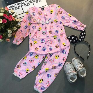 Combo 2 bộ pizama cho bé gái