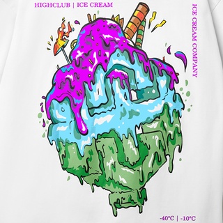 Áo thun Ice Cream Tee - White/Black