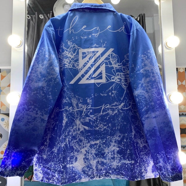 Áo khoác dù cardigan unisex Loang Z nam nữ ulzzang Wind