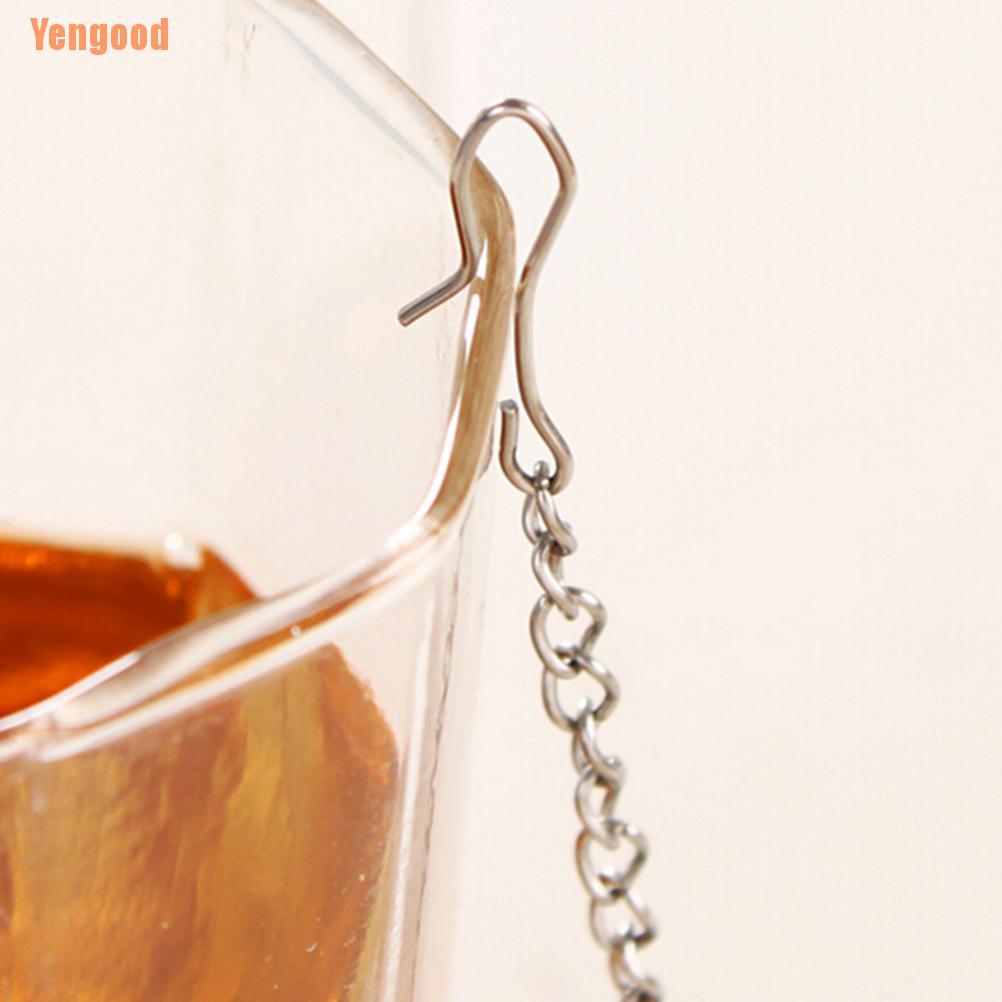 Dụng Cụ Lọc Trà Cầm Tay Hình Cầu Bằng Thép Không Gỉ