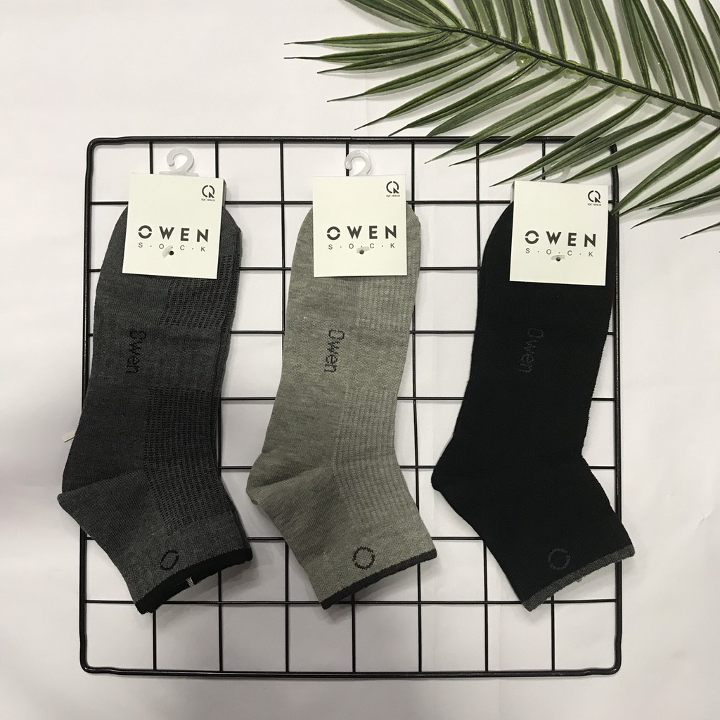 Tất vớ nam cổ trung - tất hài OWEN cotton thoáng khí chống hôi chân