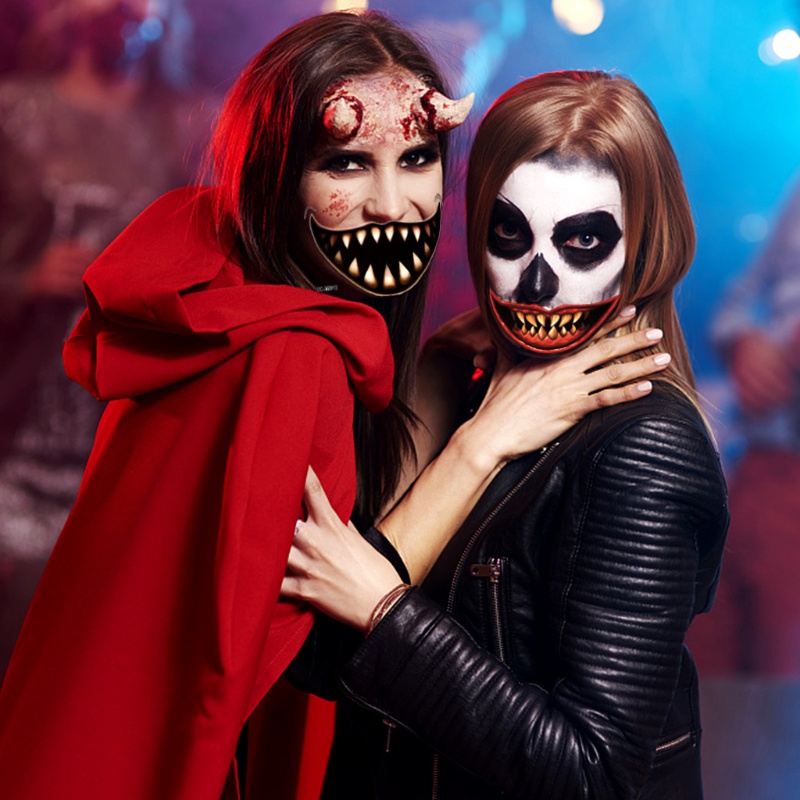 Set 12 Hình Xăm Dán Hình Chú Hề Kinh Dị Cho Tiệc Halloween