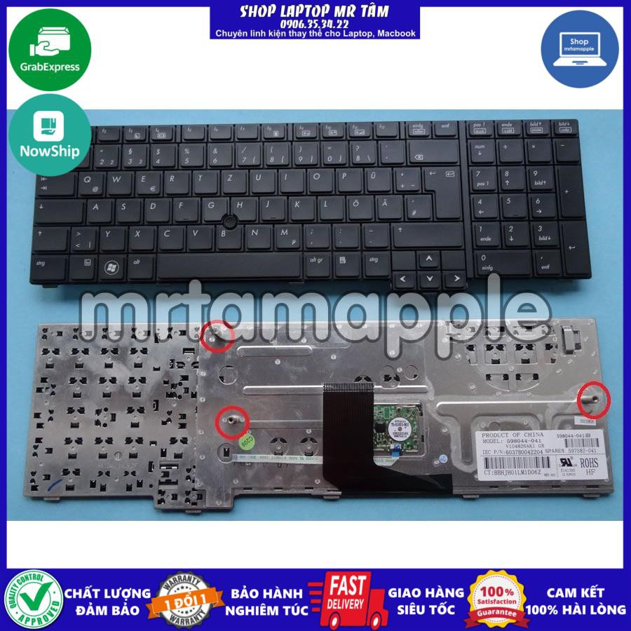 (KEYBOARD) BÀN PHÍM LAPTOP HP 8740 dùng cho Compaq 8740 8740w 8740p