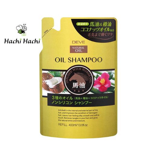 Dầu gội tinh dầu thiên nhiên Kumano Yushi 400ml - Hachi Hachi Japan Shop