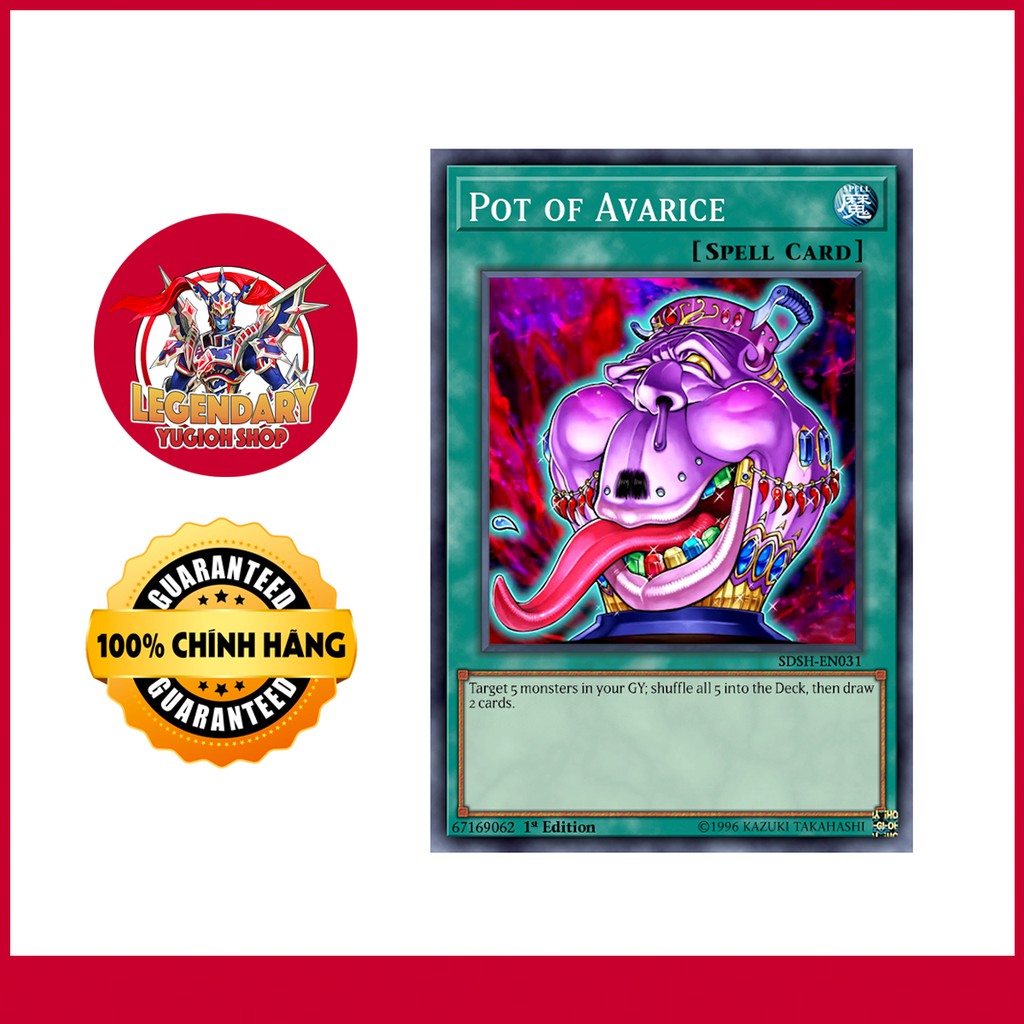 EN]Thẻ Bài Yugioh Chính Hãng] Pot Of Avarice