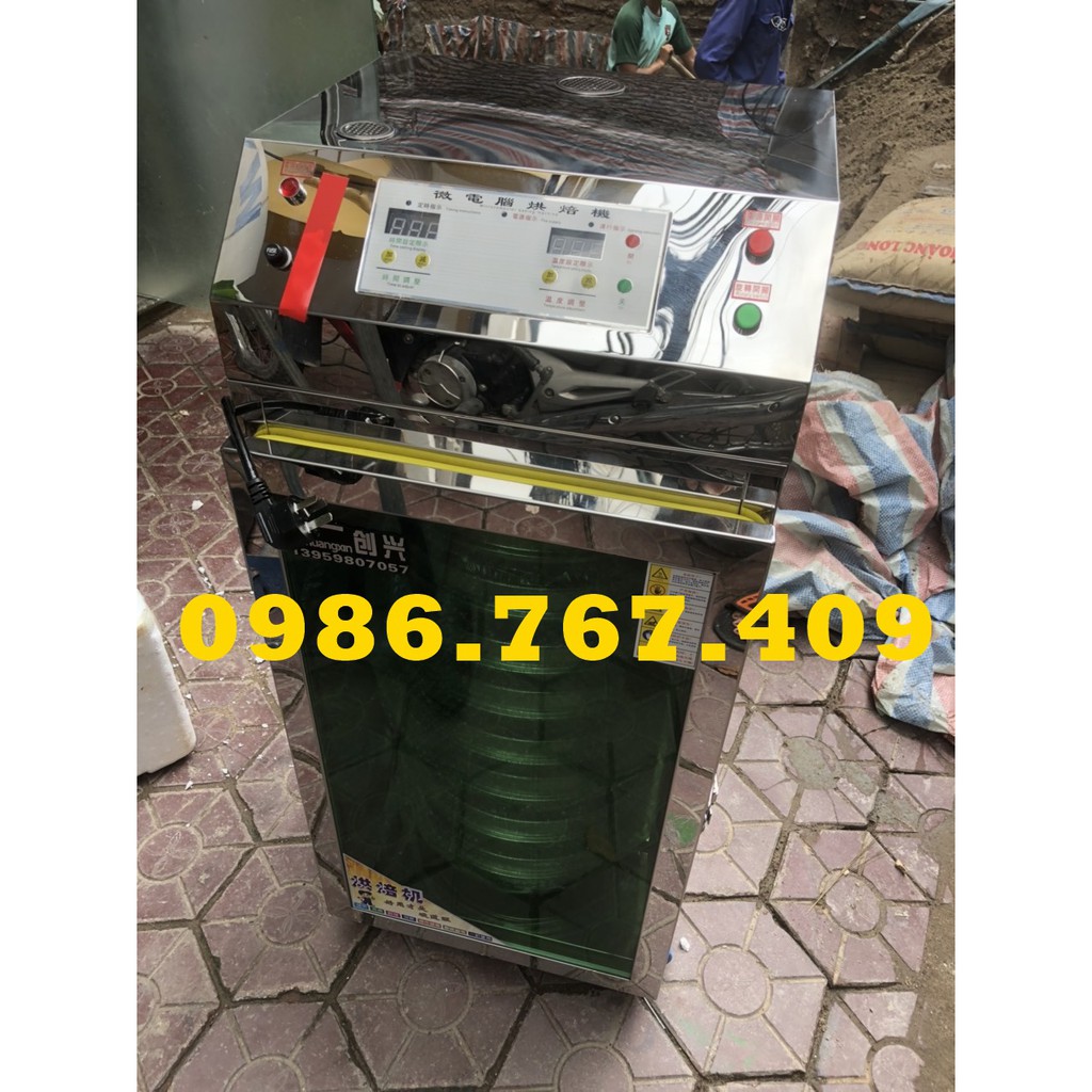 Tủ sấy dược phẩm,sấy ủ bột loại 8 khay tròn inox nhiệt đối lưu