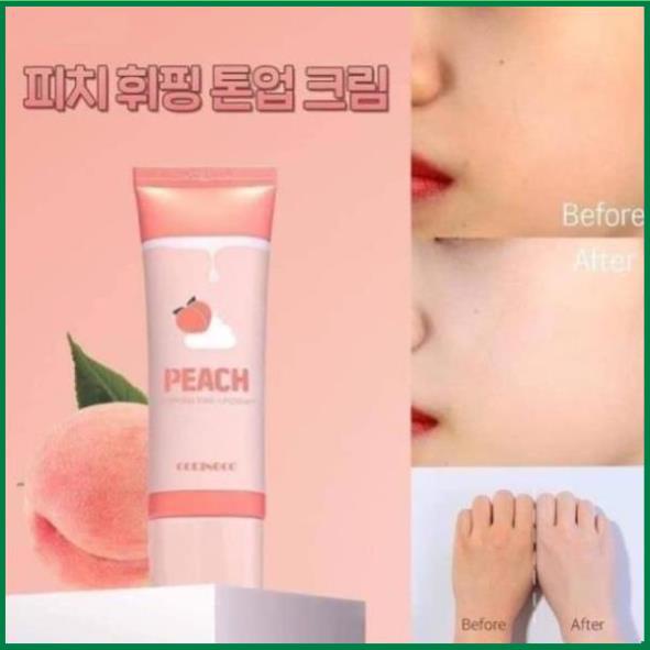 Kem Dưỡng Trắng Da [Trắng Da 100%-Hàng Auth] Kem Đào Peach Whip Tone Up Nâng Tone Da Trắng Hồng 50g