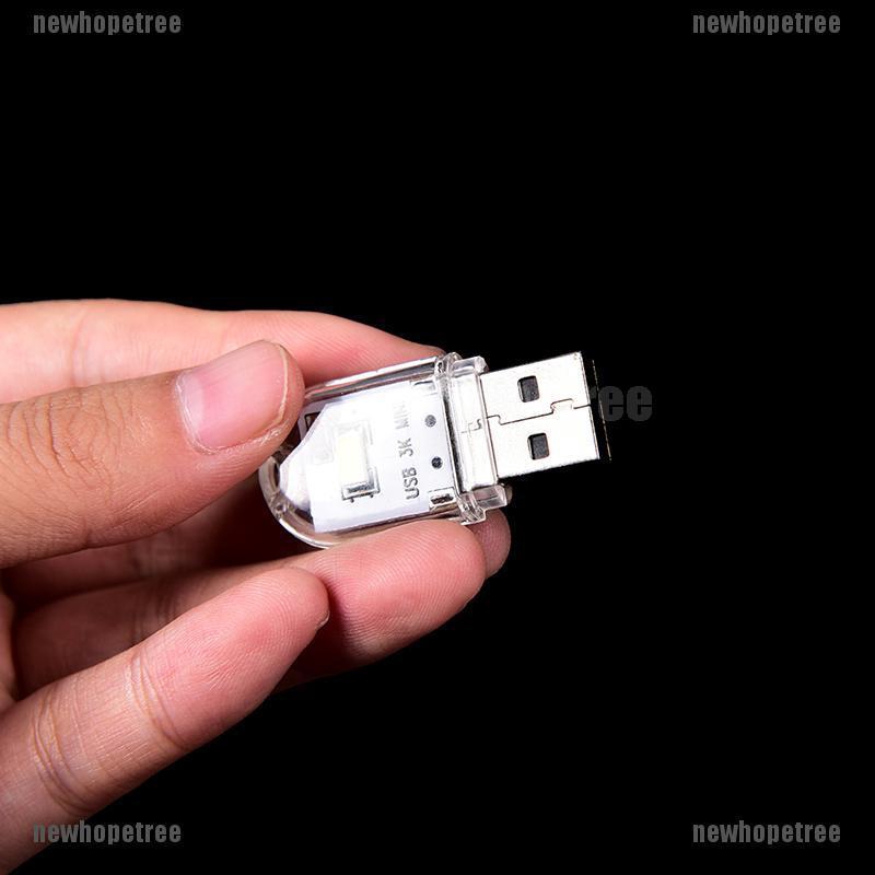 1 Đèn LED USB Mini Ánh Sáng Ban Đêm Cho PC Laptop