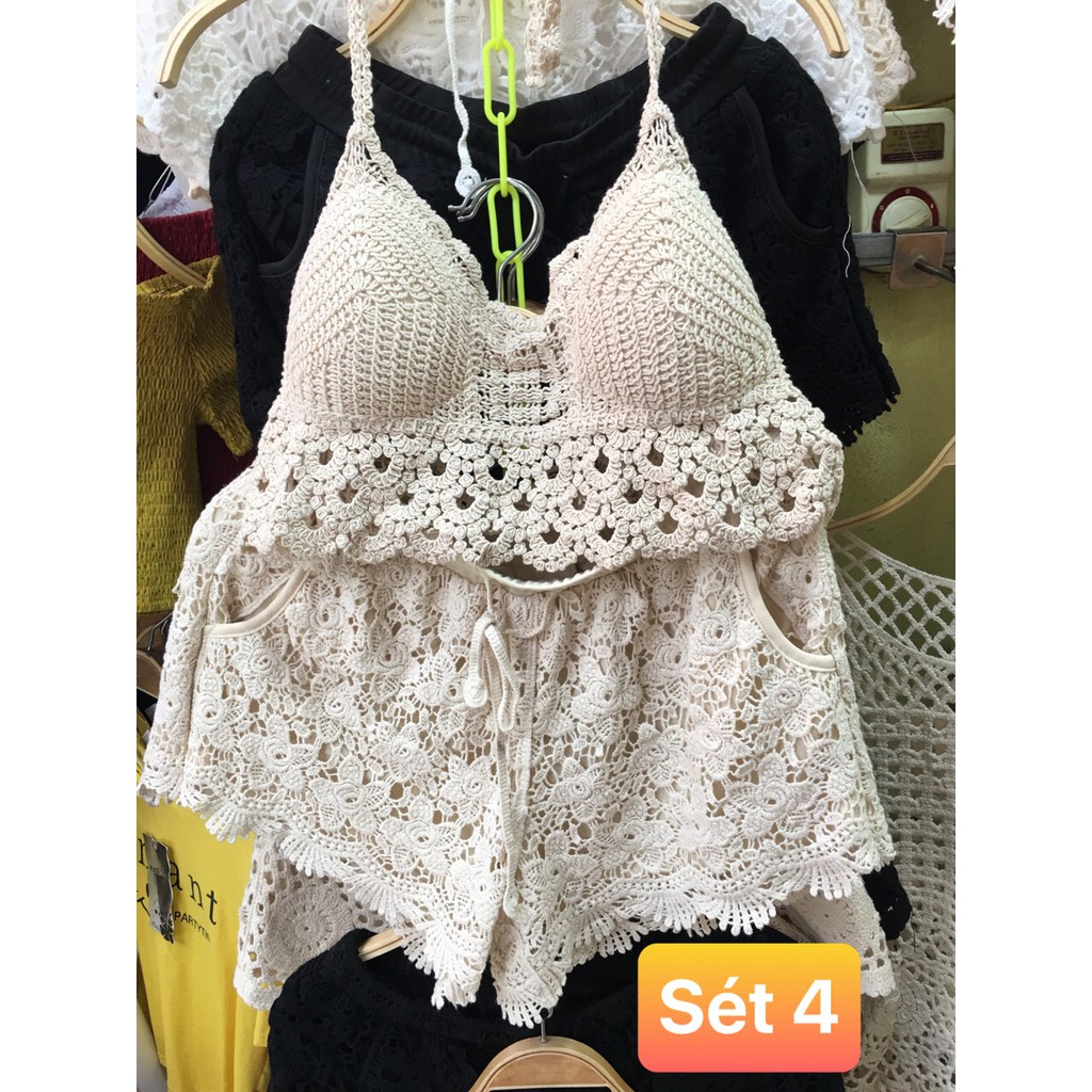 Sét 3 món bikini đan thổ cẩm, hàng cao cấp - kèm ảnh thật | BigBuy360 - bigbuy360.vn