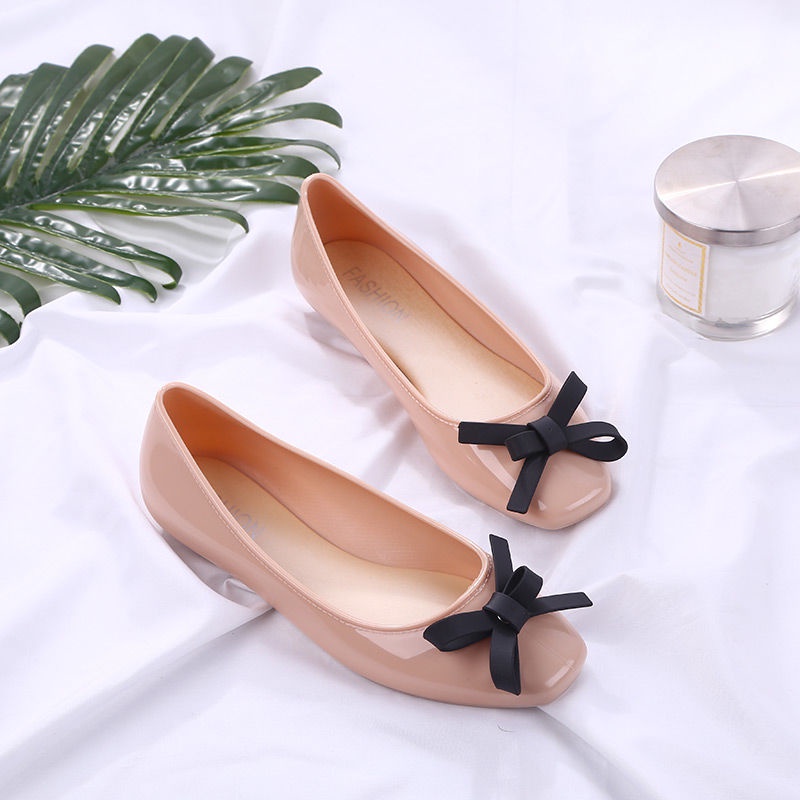 Giày búp bê IELGY chống thấm nước miệng nông thời trang cho nữ