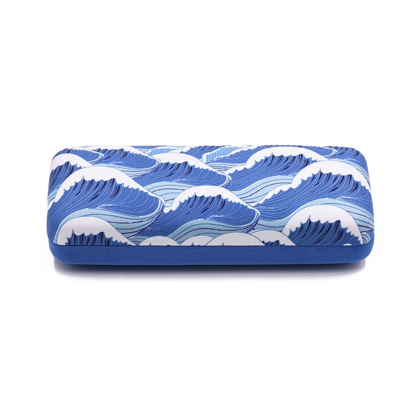 Hộp Đựng Mắt Kính Bằng Sợi Microfiber Chất Lượng Cao Họa Tiết Hoa Thời Trang Unisex