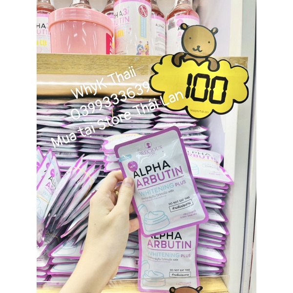 Vĩ Kích Dưỡng Trắng Alpha Arbutin Whitening Plus Thái Lan Chính Hãng