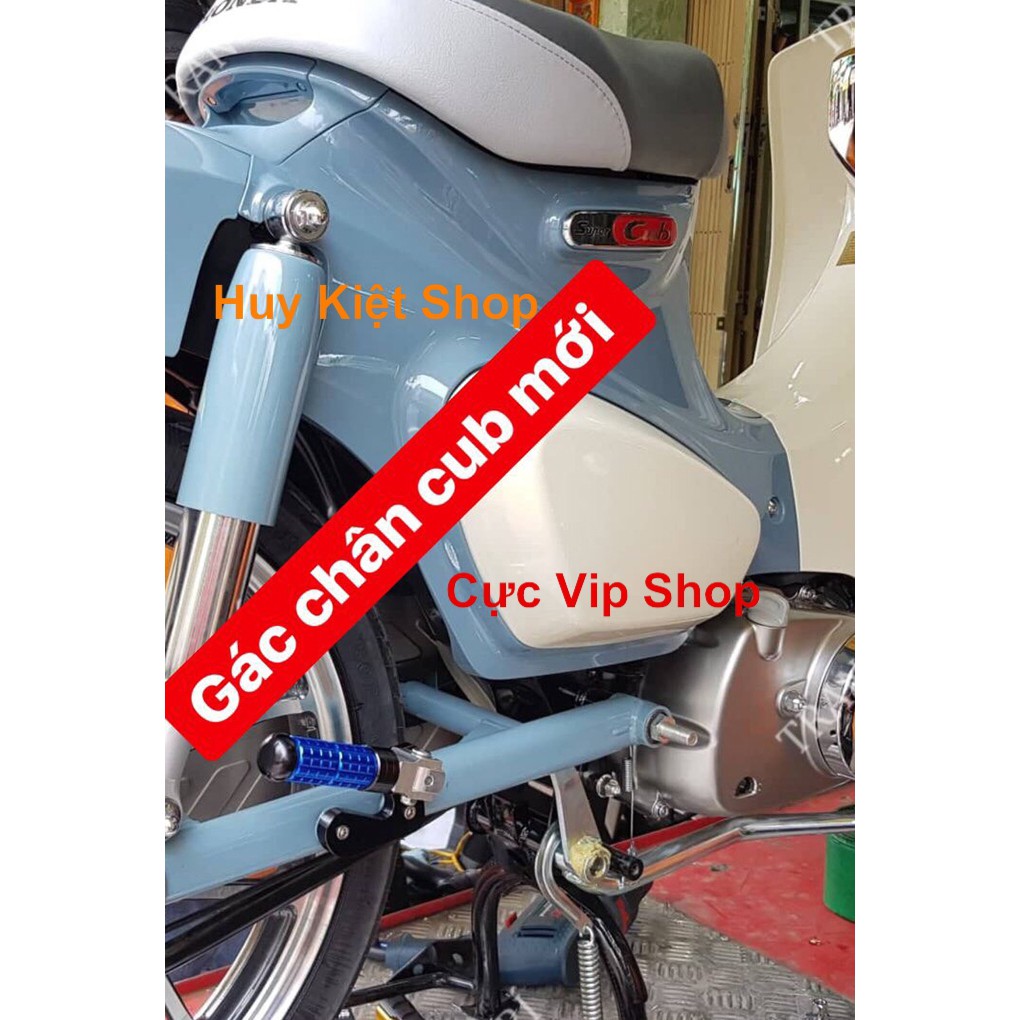 [Hàng Mới Về] Gác Chân Sau Cub Nhôm CNC 1978