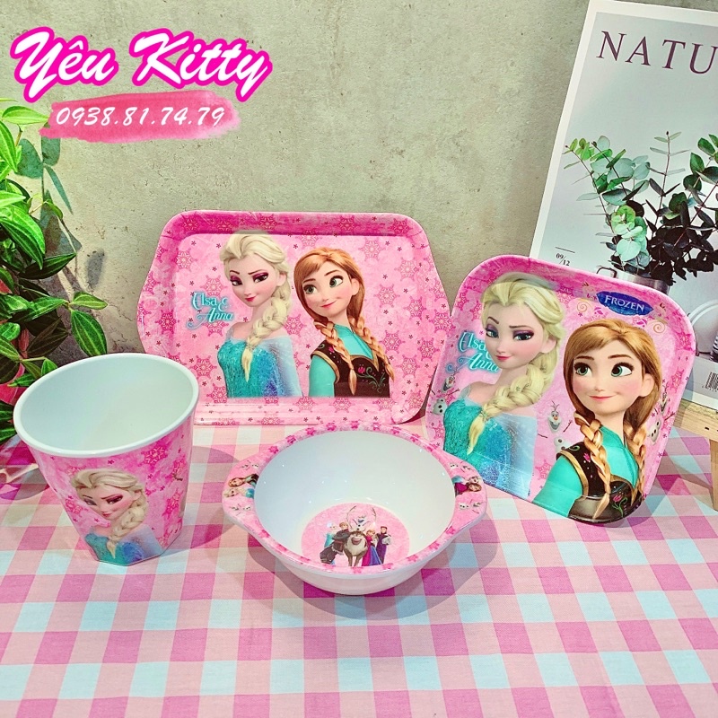 CHÉN DĨA LY NHỰA MELAMINE ELSA