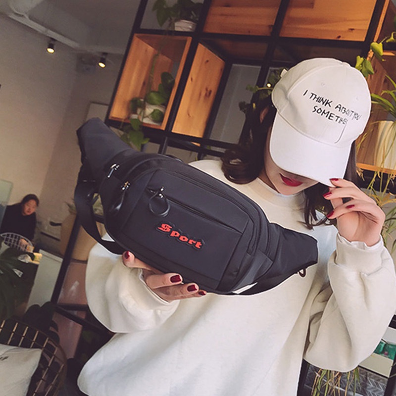 Túi thể thao đeo hông sức chứa lớn chống thấm nước thời trang cho nam và nữ nhiều màu tùy chọn