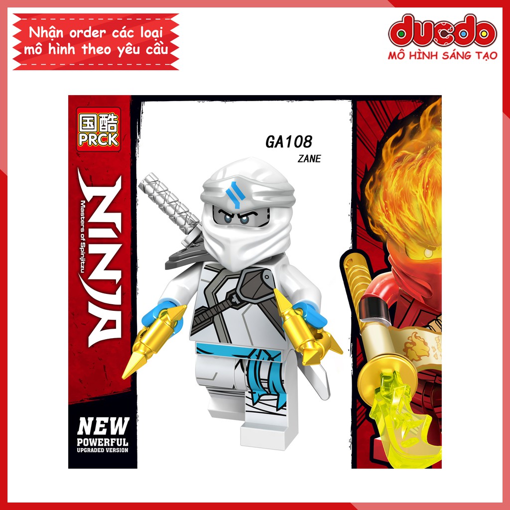 Minifigures các nhân vật Ninjago tuyệt đẹp - Đồ chơi Lắp ghép Xếp hình Mini Mô hình Ninja LeLe GA107 - A114