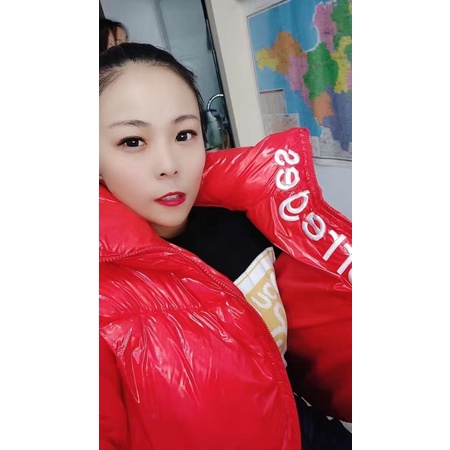 áo phao béo dáng ngắn mặc đại hàn đẹp hợp thời trang hàng quảng châu cao cấp ảnh thật