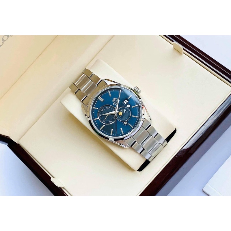 ĐỒNG HỒ NAM CHÍNH HÃNG ORIENT RA-AK0308L10B SUN AND MOON GEN 5 Ver2 mới nhất 2021