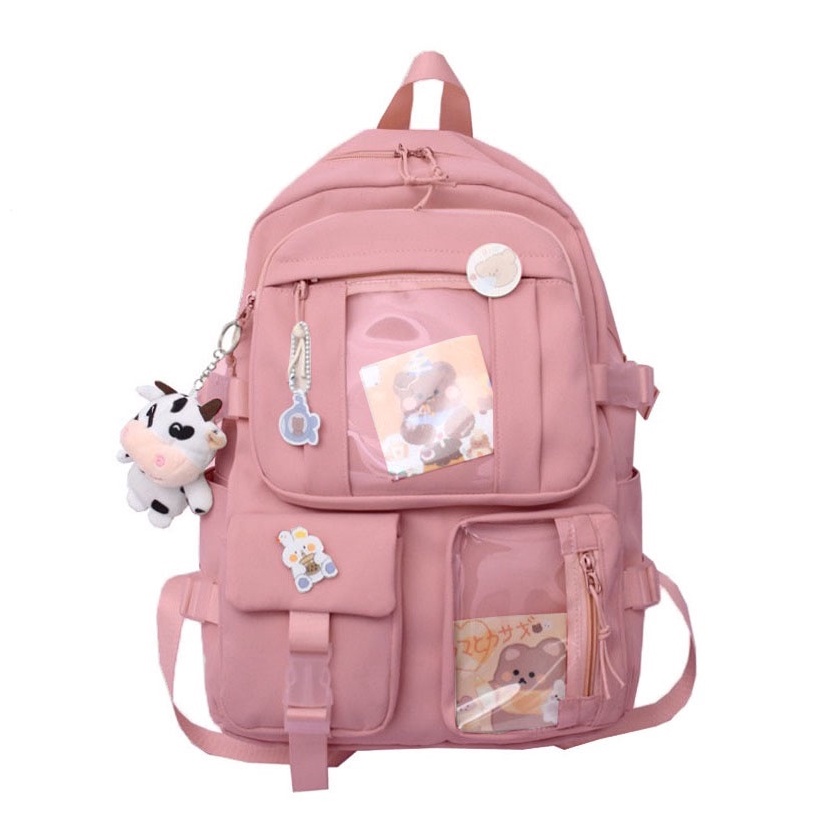 Balo ulzzang đi học nam nữ, balo thời trang chống thấm nước BL64 - Koni Store