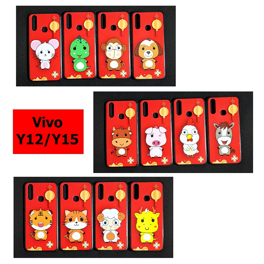 Ốp lưng tết 12 con giáp Vivo Y12 - Vivo Y15