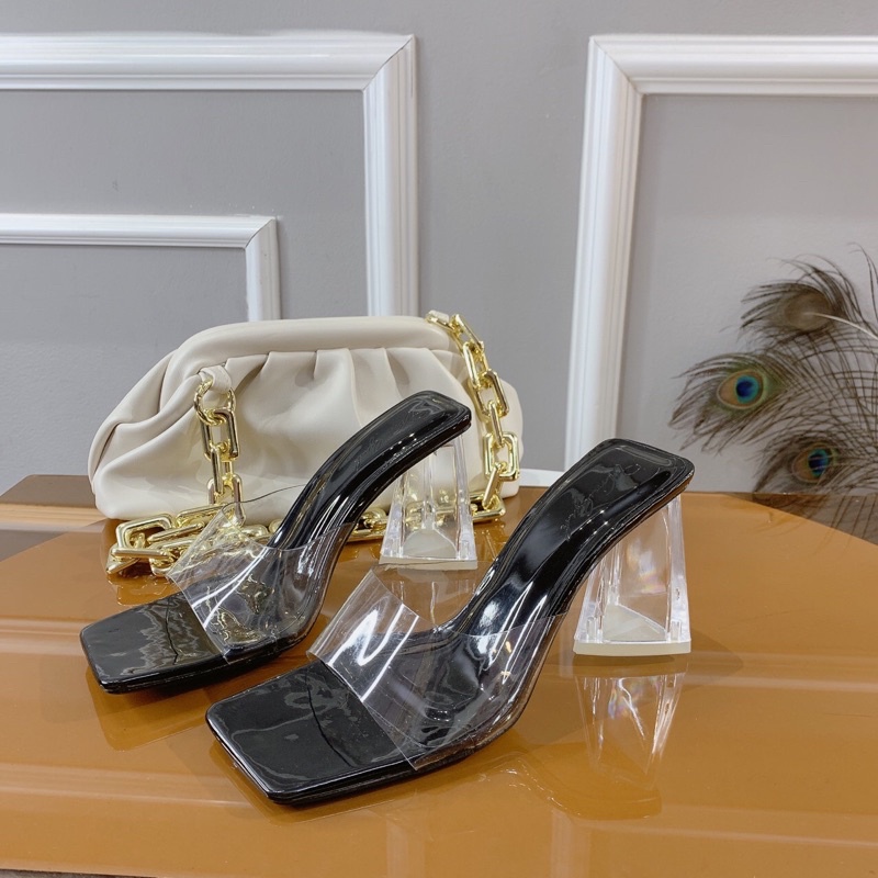 ❄️ NEWW HOT 2022❄️ Guốc mika gót tam giác 9cm