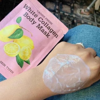 Ủ trắng chanh body white collagen mask