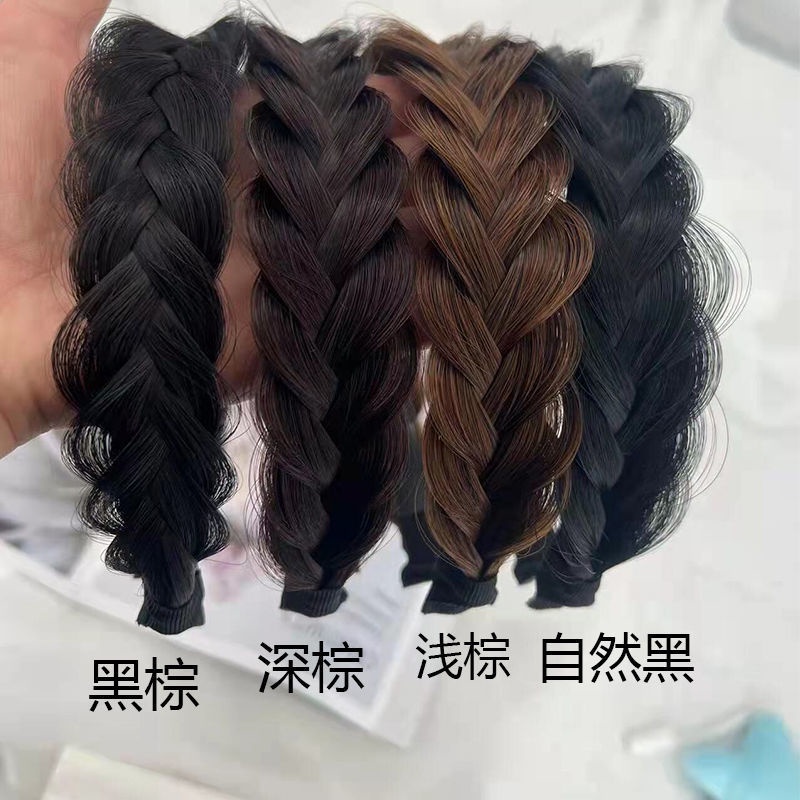 Phụ Kiện Tóc Dạng Tết Thời Trang Cho Nữ băng đô cài tóc bằng tóc giả thắt bím, đan tết 2023