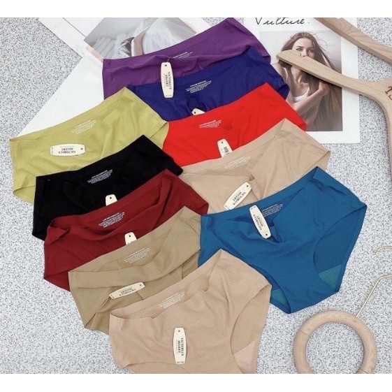 Quần Lót Nữ Trơn - Quần Lót Su Đúc Thun Lạnh Không Đường May S73 LOTNU03