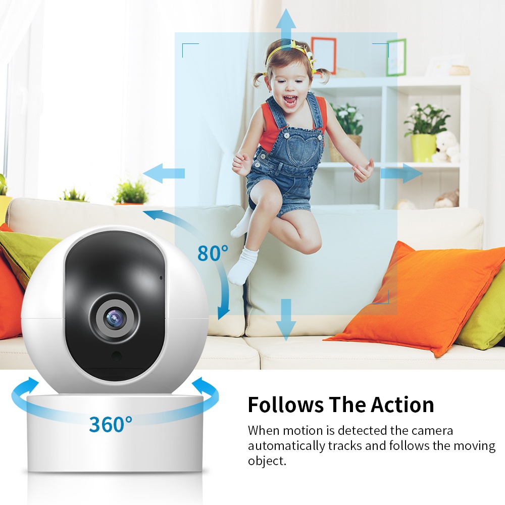 Camera Giám Sát Không Dây Thông Minh HD 1080P