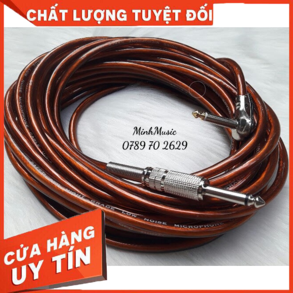 Dây line ( jack ) cắm đàn guitar 10m MMS hình thật