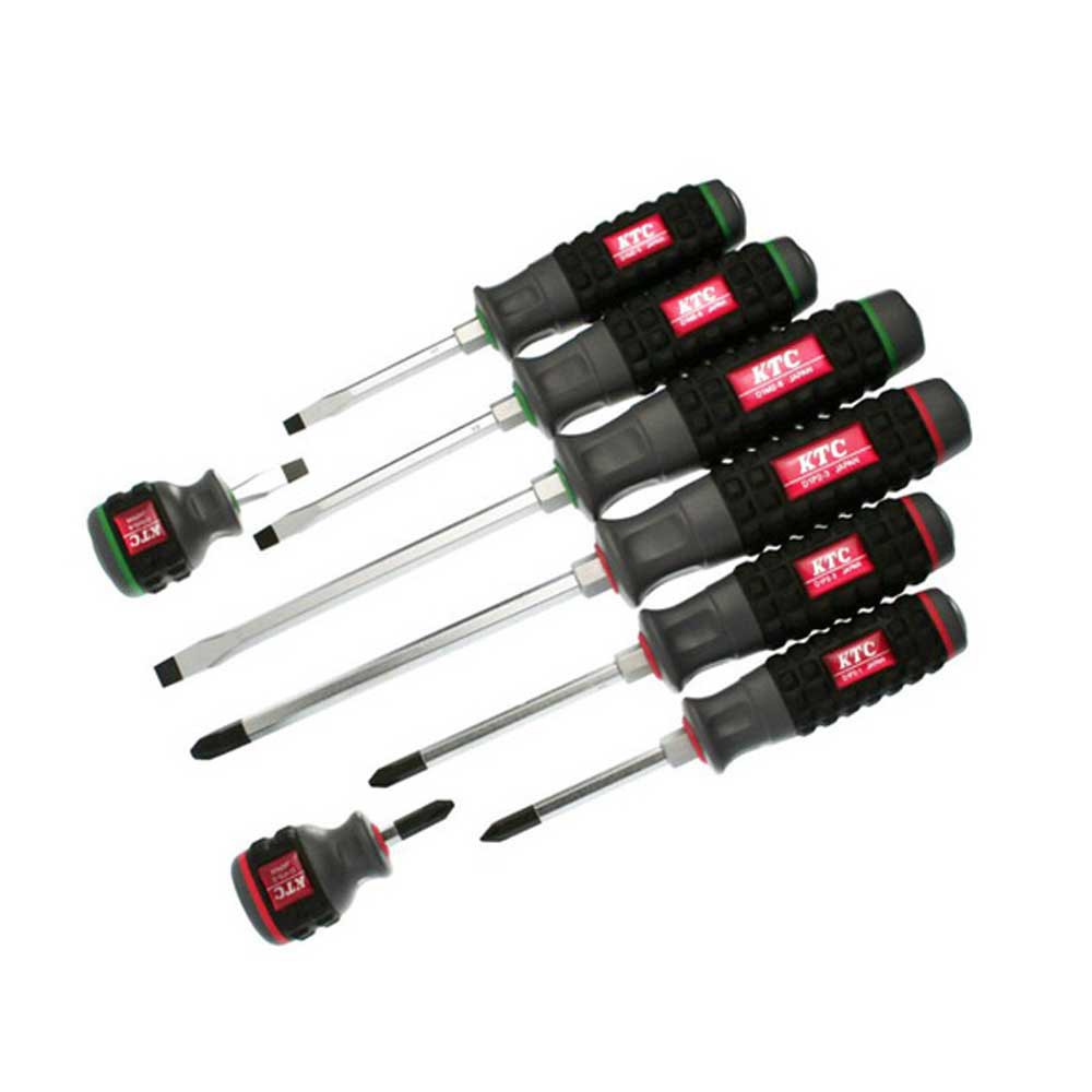 Bộ 8 chiếc tô vít KTC Nhật - Tô vít 2 cạnh và 4 cạnh dùng trong đại lý YAMAHA trên toàn quốc