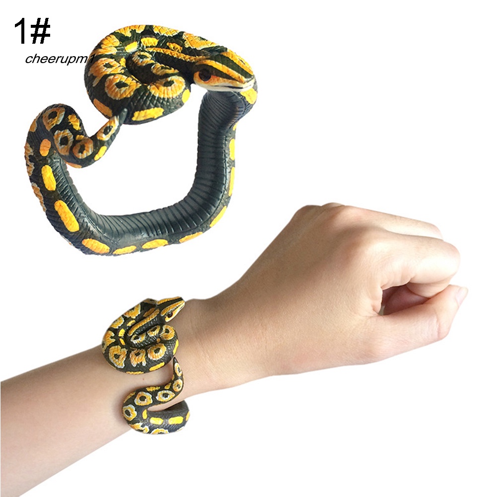 Vòng tay hình rắn bằng PVC độc đáo dùng hóa trang Halloween