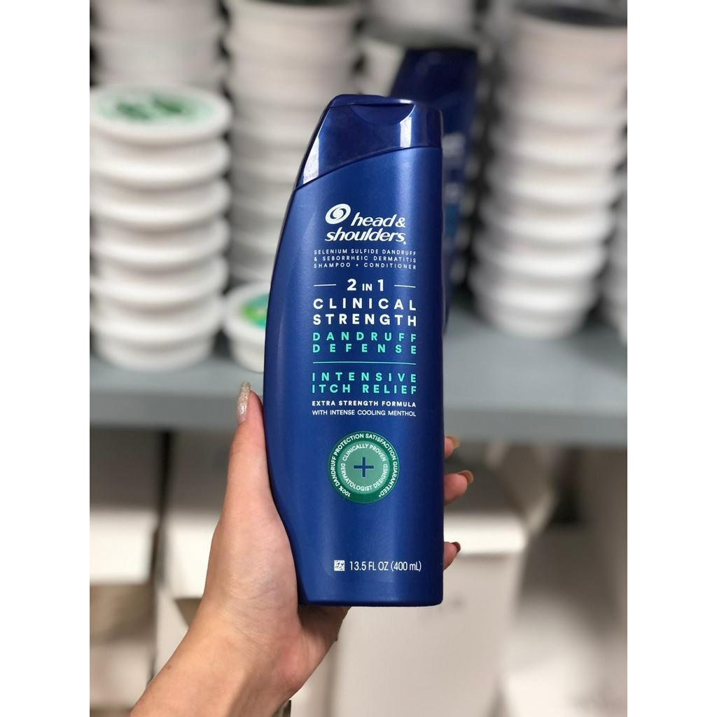Dầu Gội Head &amp; Shoulders Clinical Strength Dandruff Defense 400ml