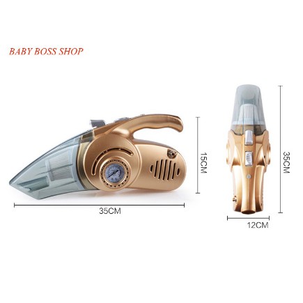 MÁY HÚT BỤI OTO KIÊM BƠM LỐP ĐA NĂNG 4 IN 1 - ELLYNA_SHOP - HCM | BigBuy360 - bigbuy360.vn