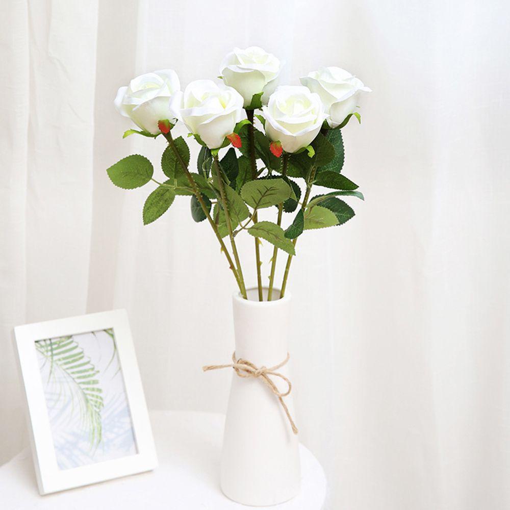 KUNHEV Bó Hoa Hồng Nhân Tạo Handmade DIY Dành Cho Trang Trí Nhà Cửa / Tiệc Cưới