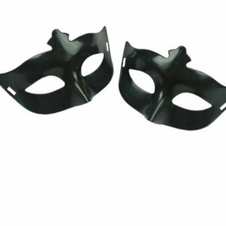 Mặt nạ hóa trang Halloween đen trắng nửa mặt nam nữ