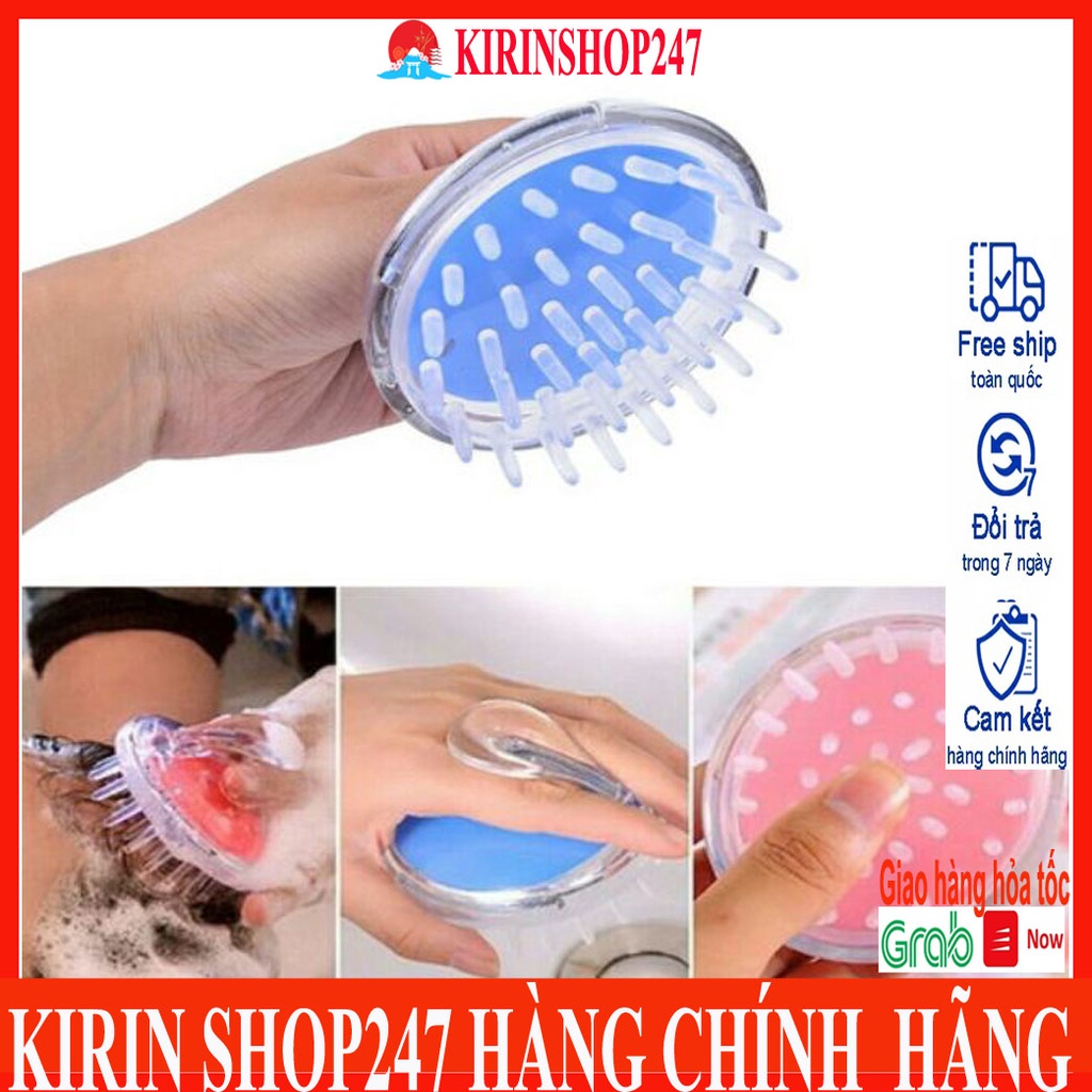 Lược gội đầu, massage da đầu làm sạch làm sạch tóc và da đầu hiệu quả