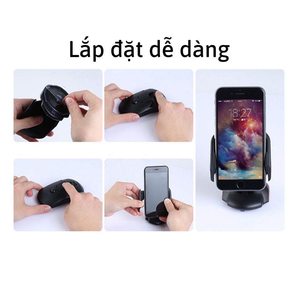 Giá đỡ kẹp điện thoại hình chuột cho ô tô, xe hơi