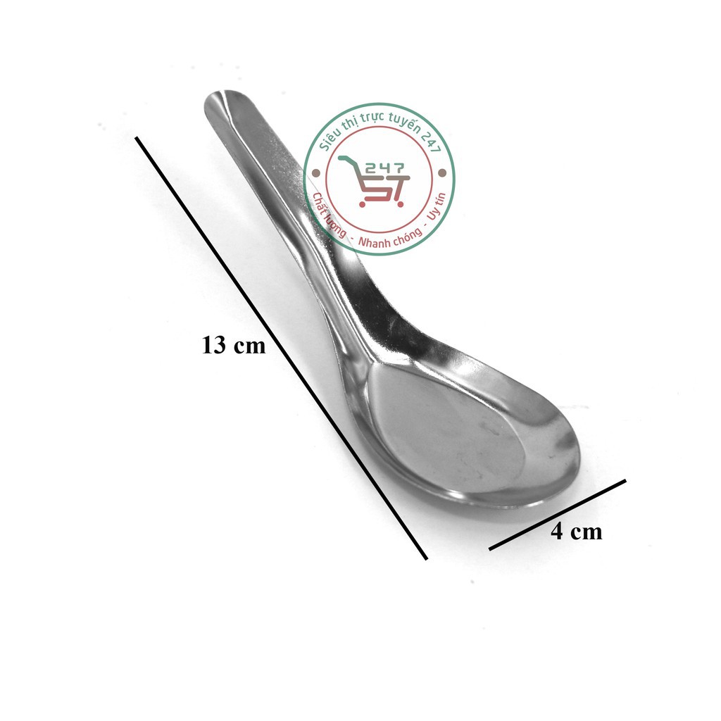 Muỗng cơm inox bền đẹp sáng bóng